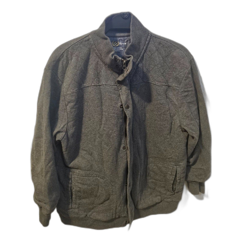 Club Room Men's Sherpa-Lined Gray Jacket – Large*